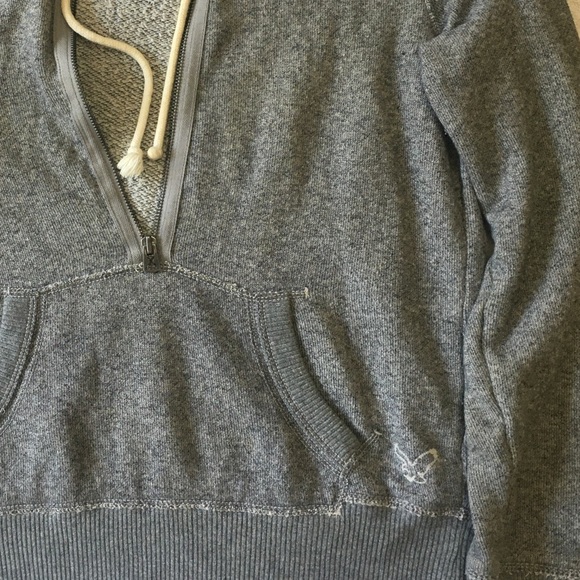 American Eagle Half-Zip Pullover Hoodie - Picture 3 of 6
